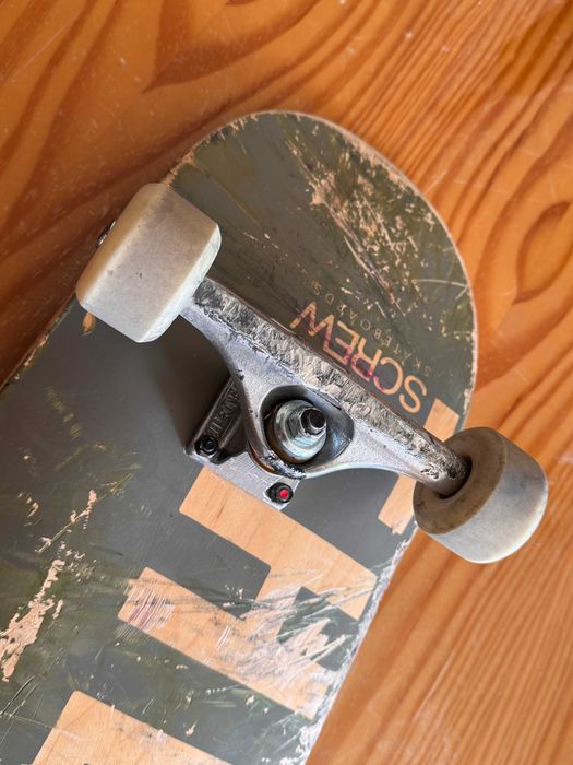 Skateboard, deck Screw 8.25, independent tracks 144, wheels Spitfire Formula 4 conical full, bearing independent
