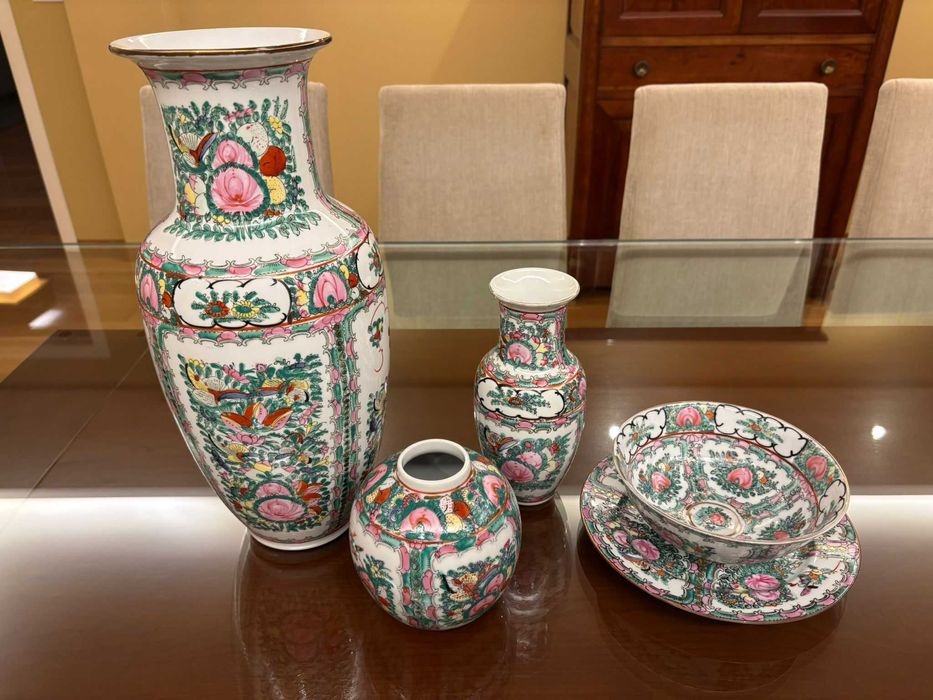 Conjunto de 5 peças em Porcelana de Macau - TUDO 25€