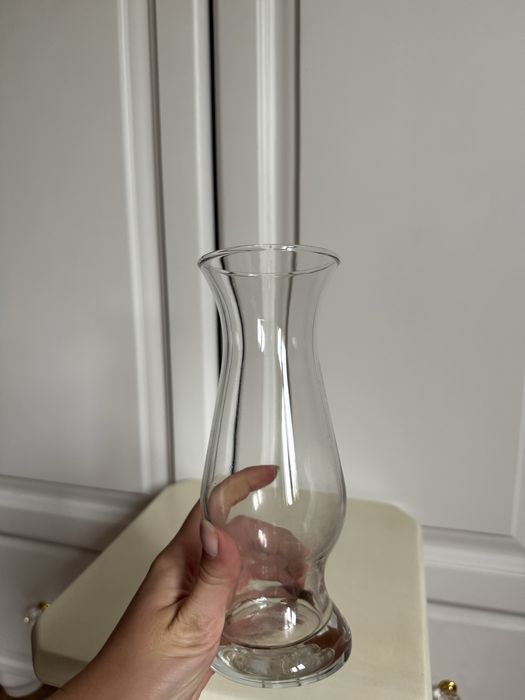 szklany vintage wazon
