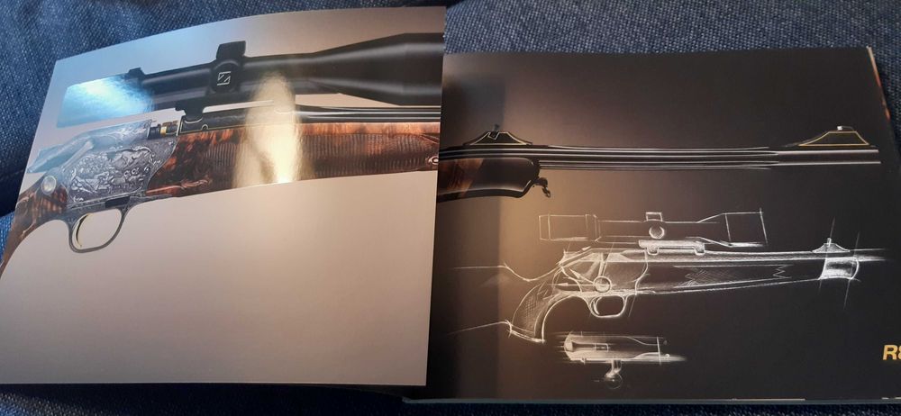stary katalog broni myśliwskie blaser R8 - dla kolekcjonerów