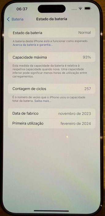 iPhone 15 Pro Max 256 Gb preto em perfeito estado, factura e garantia