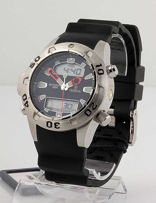 Festina Depthmeter Divers F6694/1 - *NOVO* (Relógio de Mergulho)