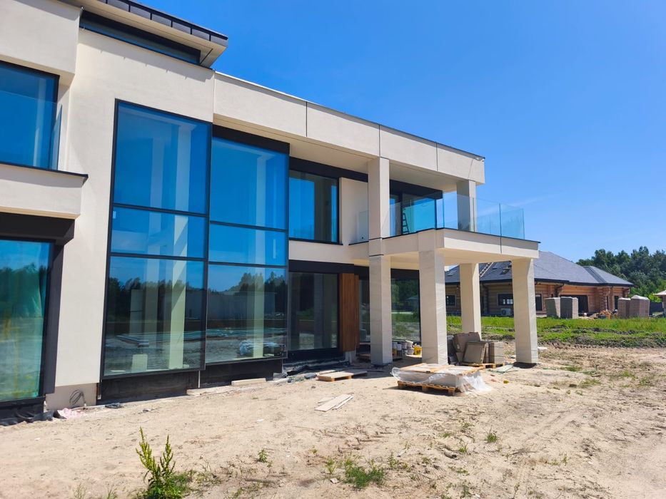 Balustrada Nowoczesna Szklana