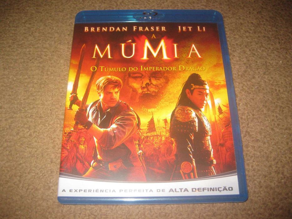 Blu-Ray "A Múmia: O Túmulo do Imperador Dragão" com Brendan Fraser