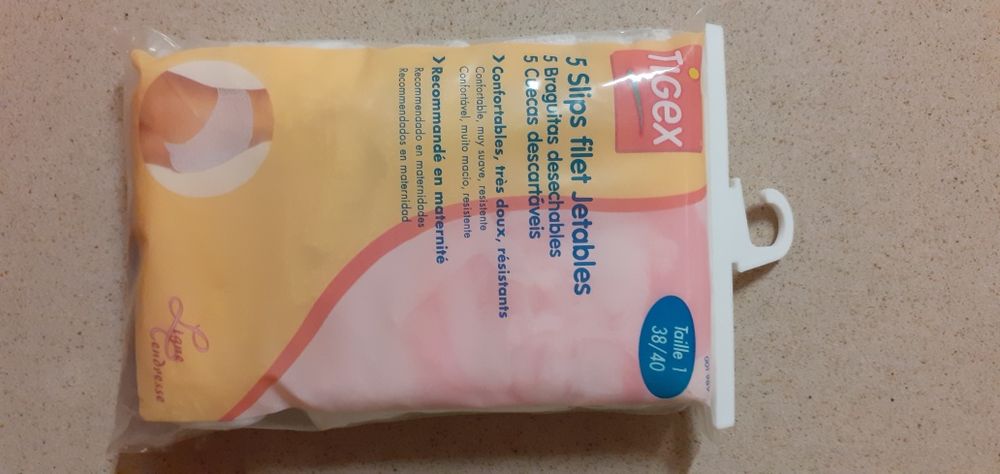 Cuecas descartáveis - maternidade