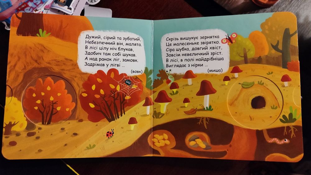 Книжка з віконцями Хто сховався в лісі