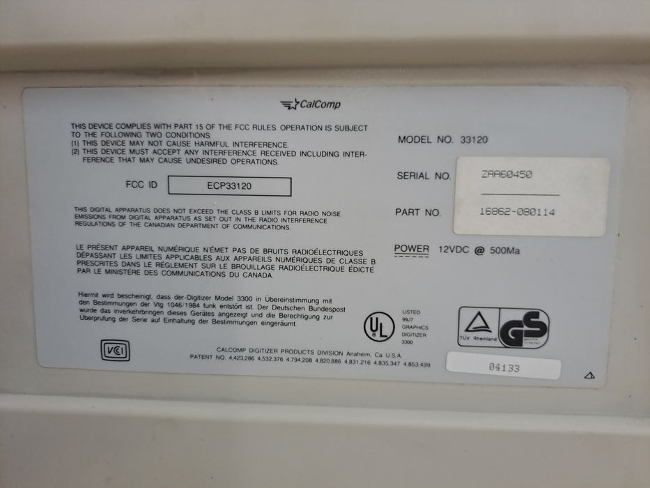 Calcomp Drawyng Board II Autocad64740236509697121