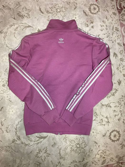 Оригінальна рожева кофта Adidas zip
