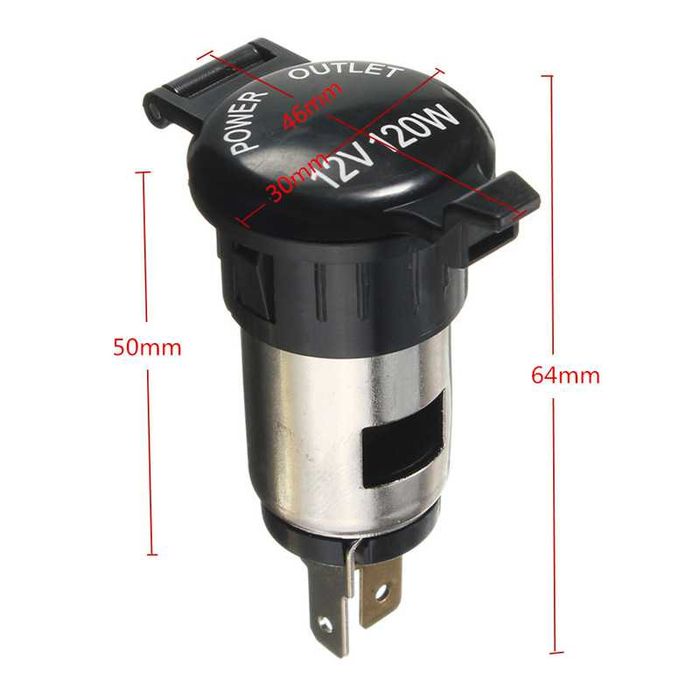 Авто разъем 12 V / 24V штекер розетка гнездо штепсель прикуриватель