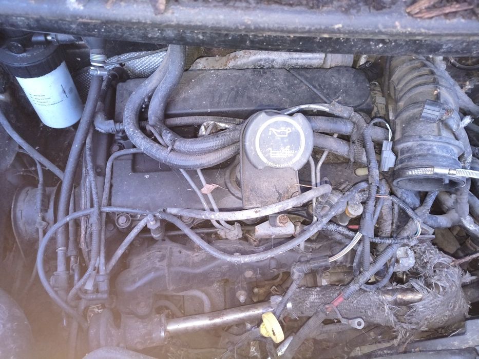 Karoseria Ford Transit MK6 brygadowka z paką 2,0 TDDI 2003r osobowa