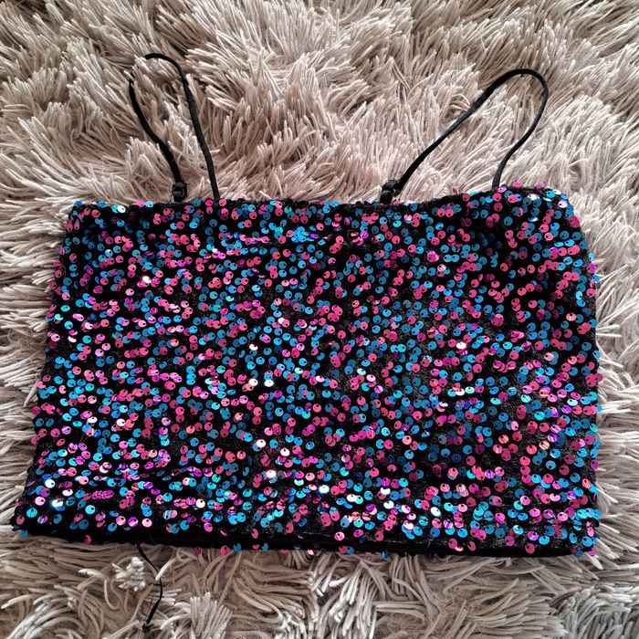 Top cekinowy xs  sinsay