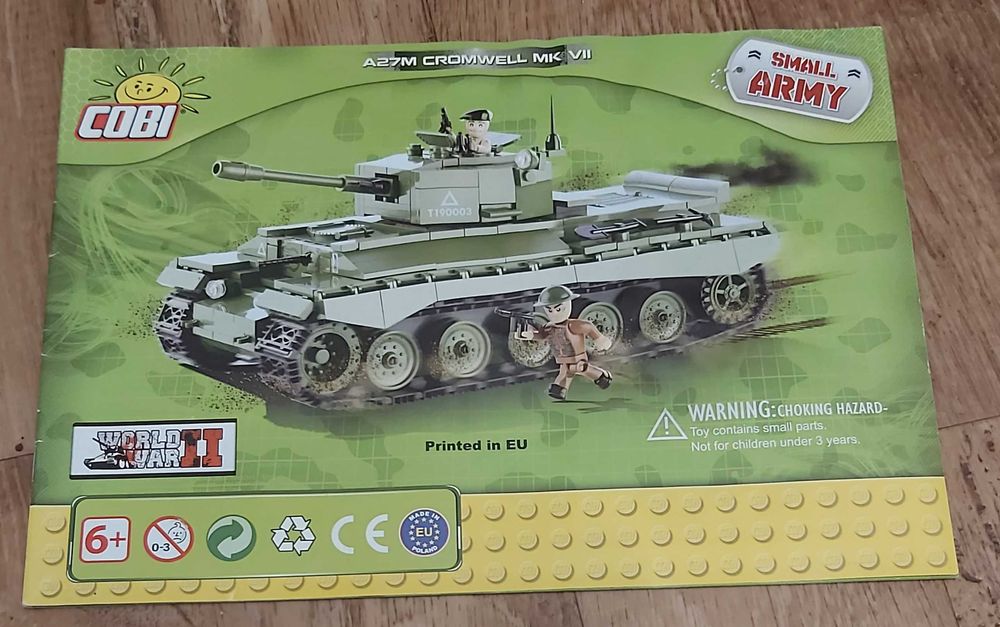 Klocki Cobi - czołg A27M Cromwell Mk. 7- oryginalne.