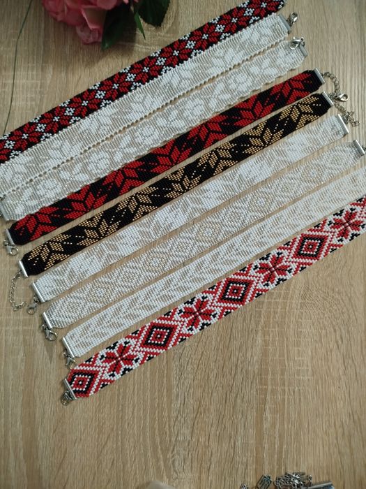 Чокер - стрічковий гердан з бісеру