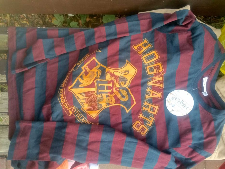 Harry Potter Hogwarts: brązowa bluzka z długim rękawem 146/152cm