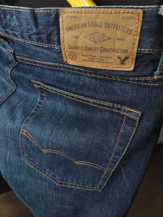 Джинсы American Eagle jeans USA w34 stretch navy.