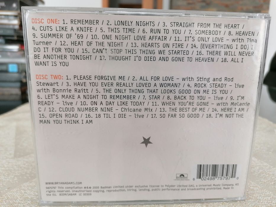 Bryan Adams - Anthology (2 CD)