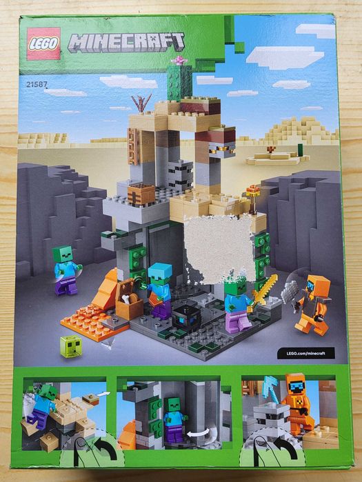 LEGO Minecraft Loch zombie 21587 - NOWE - NAJTANIEJ na RYNKU!