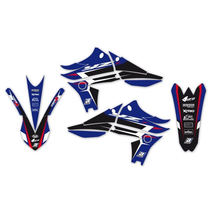 kit autocolantes blackbird dream 4 yamaha yz 450f
