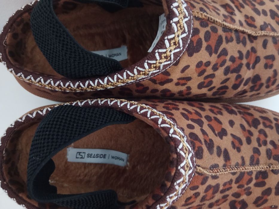 Sapatos 40 plataforma com detalhe étnico