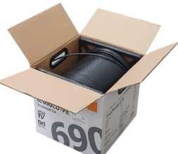 Kabel koncentryczny tc680CU 100m LUB 305m Przewód antenowy