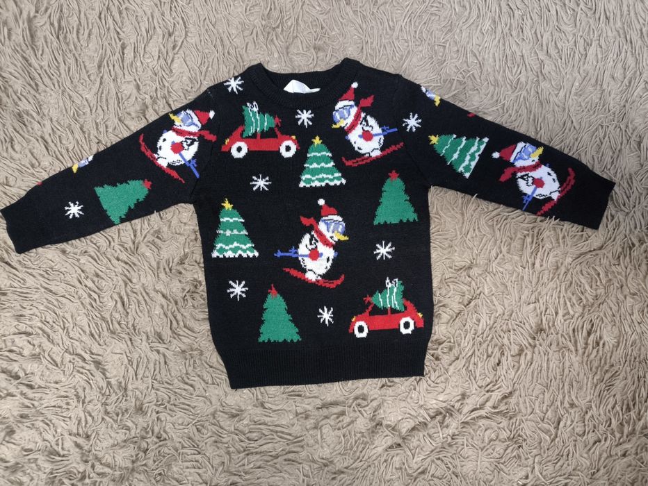 Дитячий новорічний светр