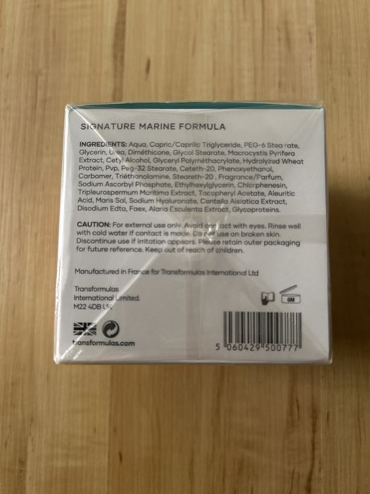 Creme marinho reafirmante Transformulas