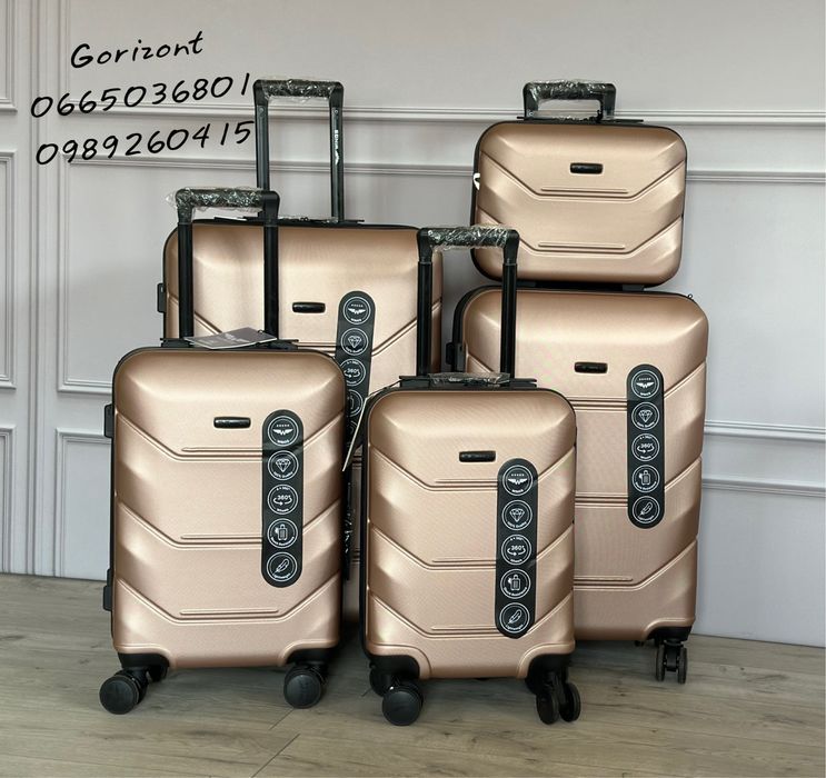 Чемодан чемоданы валіза кейс Wings 149 подвійні колеса Польща