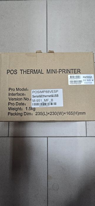 Impressora POS Térmica Talões  eurosys POSIMP88VESP
