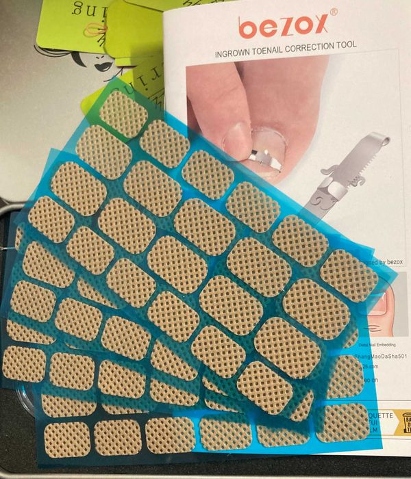 Zestaw do korekcji wrastających paznokci BEZOX