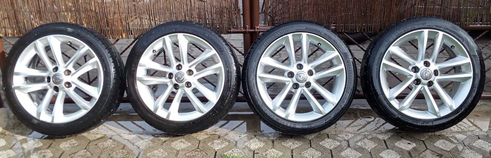 Felgi aluminiowe R17+opony letnie Opel CORSA,ASTRA**