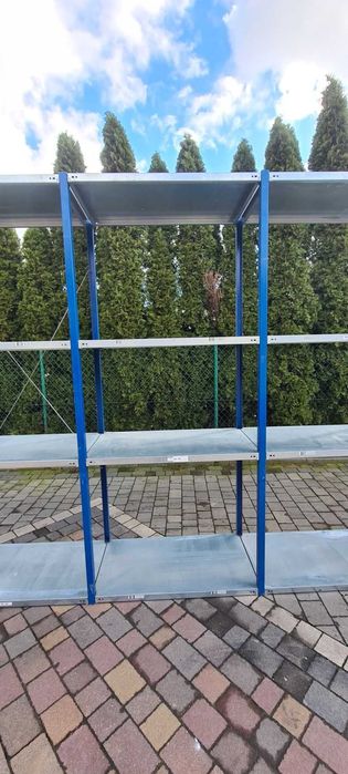 Regały magazynowe z demontażu używane 60gł x105x250cm wys. do 200kg/1P