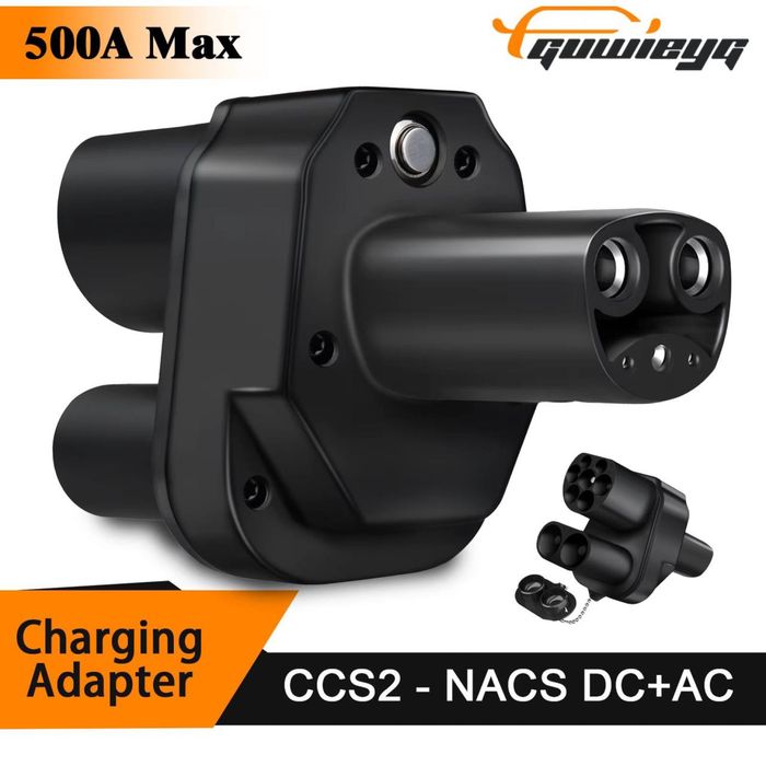 Адаптер CCS2 nacs 500A guwieyg AC/DC для тесли | адаптер швидкісної зарядки