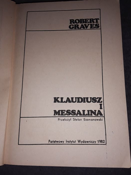 Klaudiusz i newsami na Robert Graves
