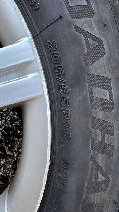 Jantes 16 originais seat leon 1p com pneus 5x112