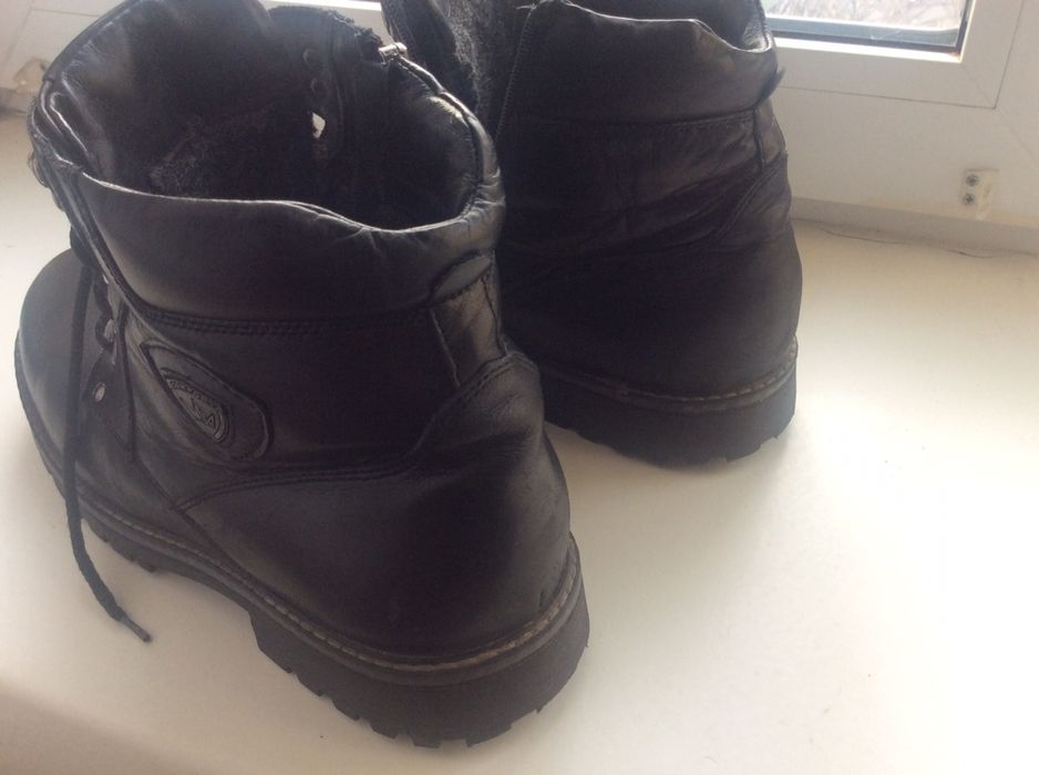 Мужские ботинки, зимние, кожаные  МIDA. 42 р