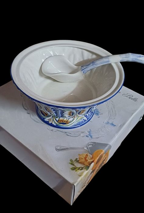 Terrina vintage alpaca de Alcobaça