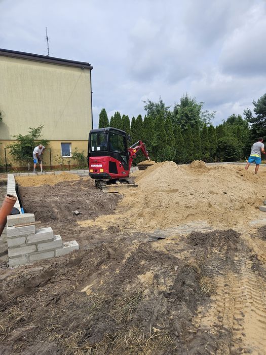 Usługi minikoparką