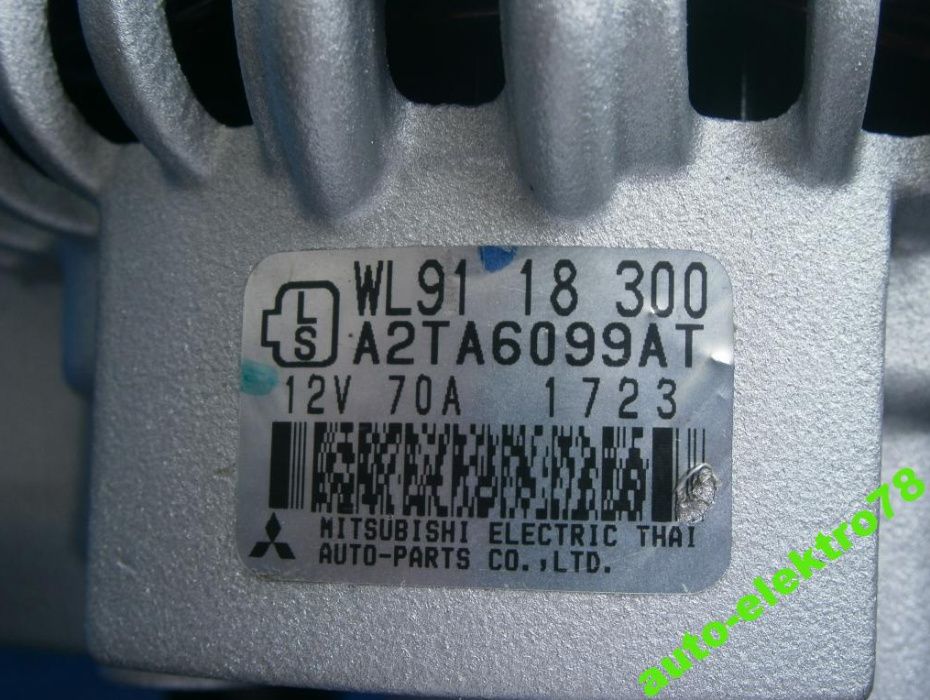 Alternator Ford RANGER Mazda B2500 2.5 3.0 TD TDCI