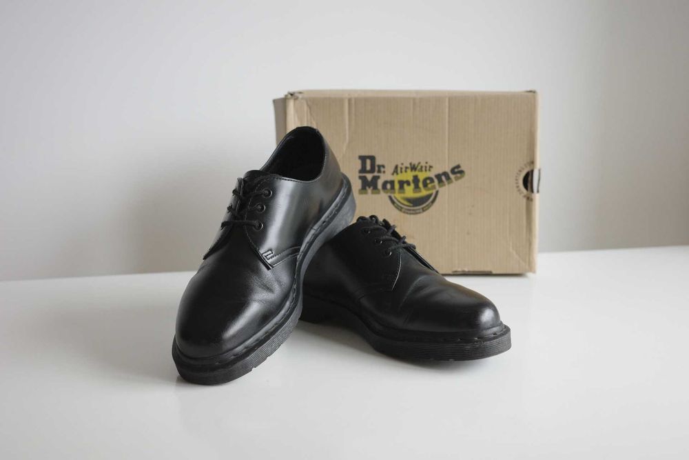 шкіряні черевики Dr. Martens 1461 Mono чорні унісекс розмір 39
