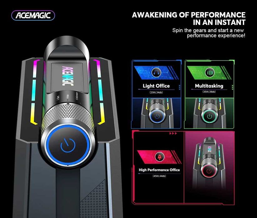 Потужний Mini-PC i9-11900H | 16GB DDR4 512GB | WiFi6/BT5.2 Win11 RGB