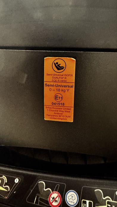 Britax Romer 0-18kg isofix 360