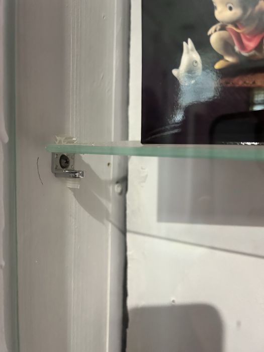 Скляні двері полички для вітрини