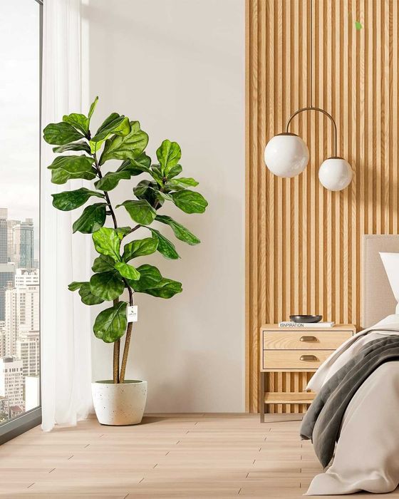 Leflos 150 cm sztuczna fikus w doniczce do wnętrz