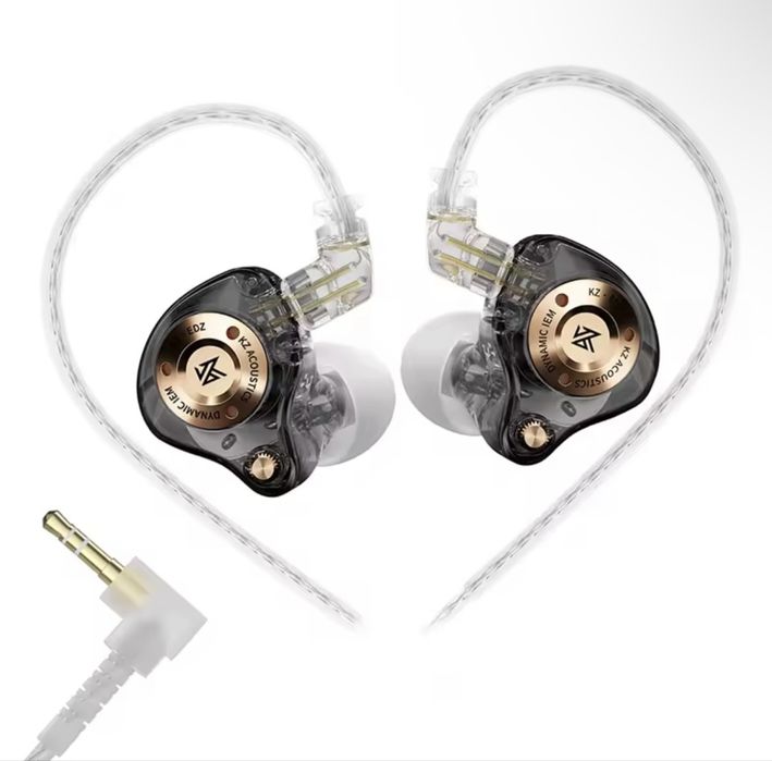 Навушники KZ EDZ Hi-Fi Monitor — Ультраширокочастотні IEM з подвійним демпфуванням та професійним звуком
