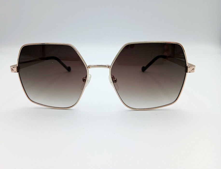 Okulary przeciwsłoneczne damskie Liu Jo LJ152S złoto-brązowa oprawa