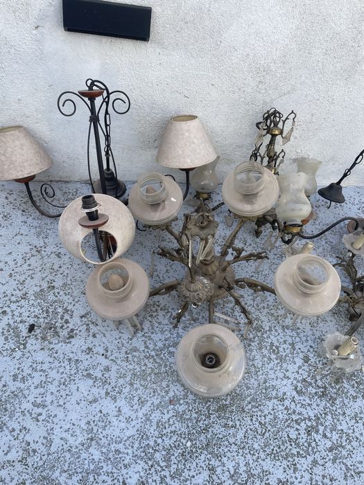 Lote candeeiros teto