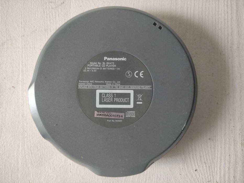 Panasonic SL-SX475 Leitor Portátil de CD /MP3 CD-R/RW