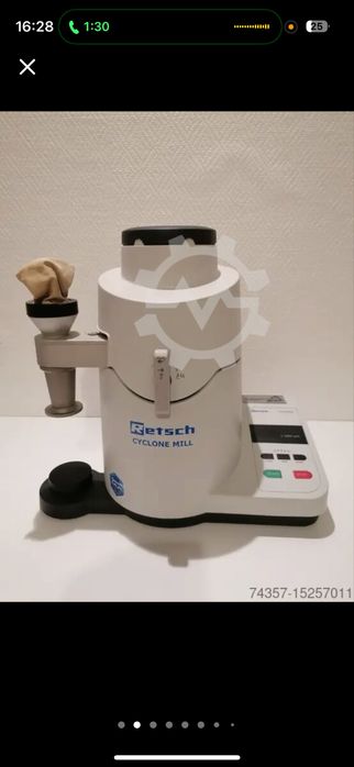 Młynek laboratoryjny Retsch twister cyclone mill