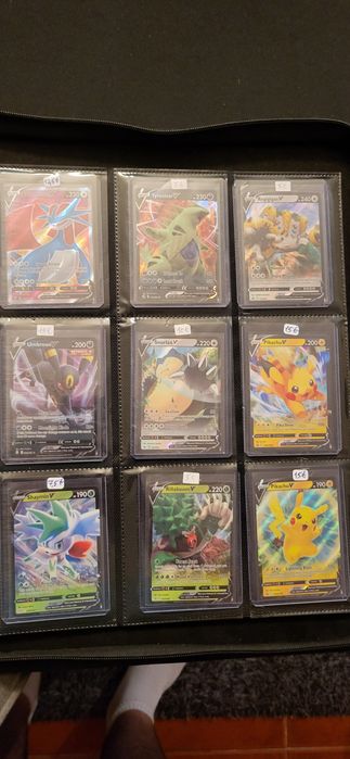 Cartas Pokemon Raras e Originais V
