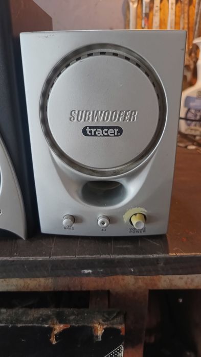 Subwoofer 2x tracer + 4x głośniki logitech